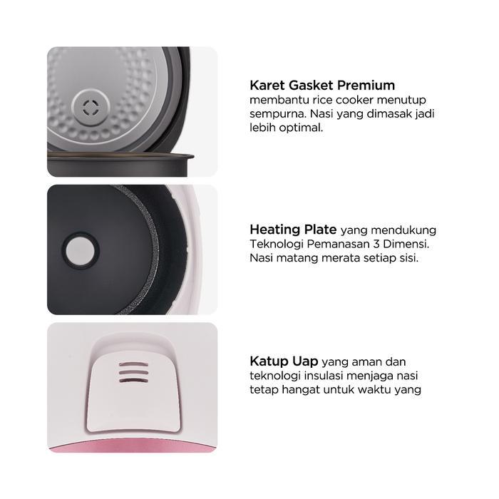 [] CUCKOO Digital Rice Cooker 1 L CR-0631F/PK Magic Com Penanak Nasi