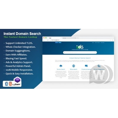 Instant Domain Search Script - Script PHP Website