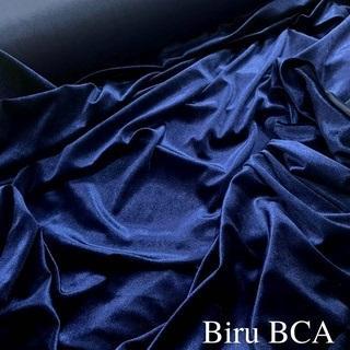 NEW [PER SETENGAH METER] Kain Bludru Velvet Super STRETCH PREMIUM IMPOR Korea Kain Beludru Kabulon