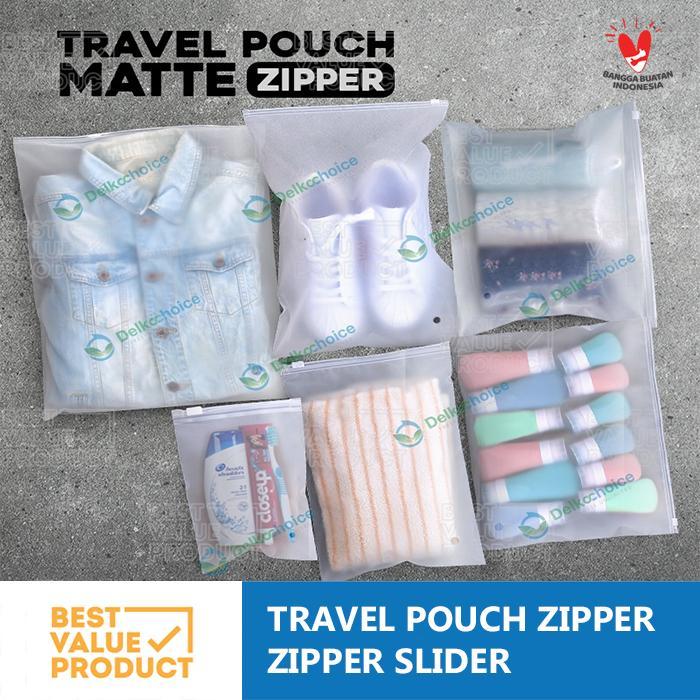 "New" (PACK) zipper pouch bag 30 x 40 travel pouch storage zipper slider 30x40