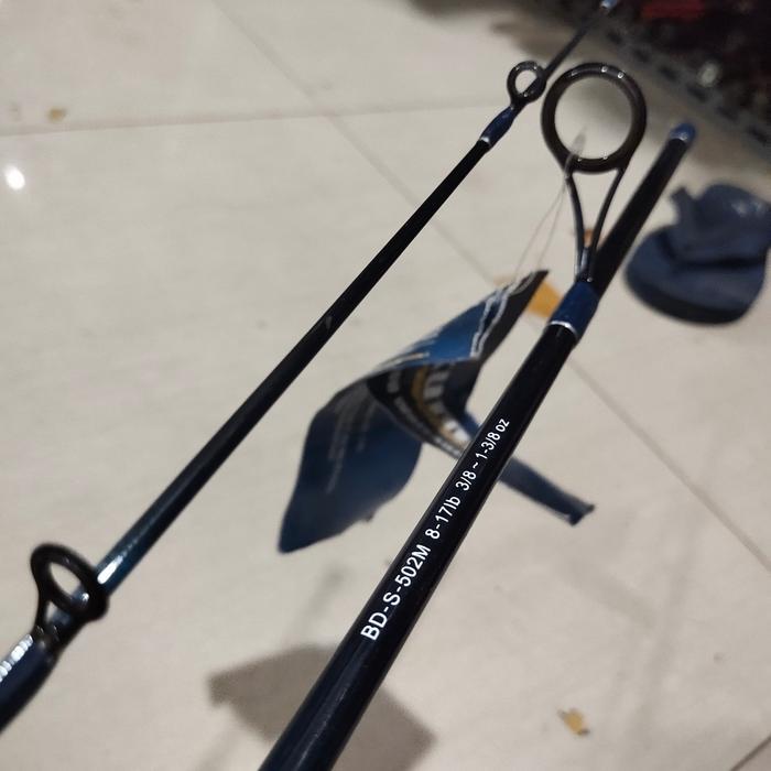 Ready joran okuma blue diamond 502 8 17 lb joran spinning