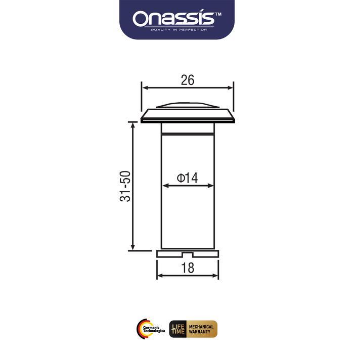 Door Viewer Onassis 180 Stainless Steel SUS 304