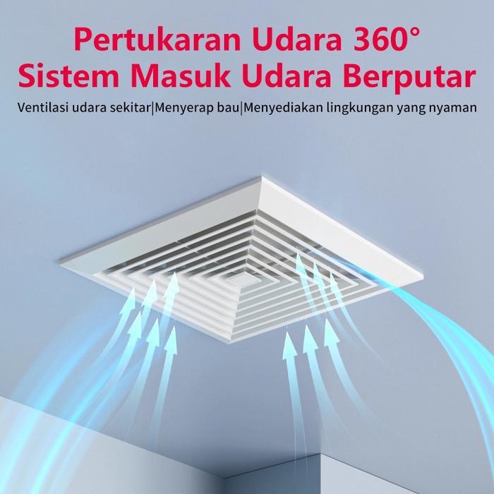 Promo Ducting Exhaust Fan Plafon Kipas Angin Blower Atap 10 Inch Dinding Tanpatutup/Kipas Angin
