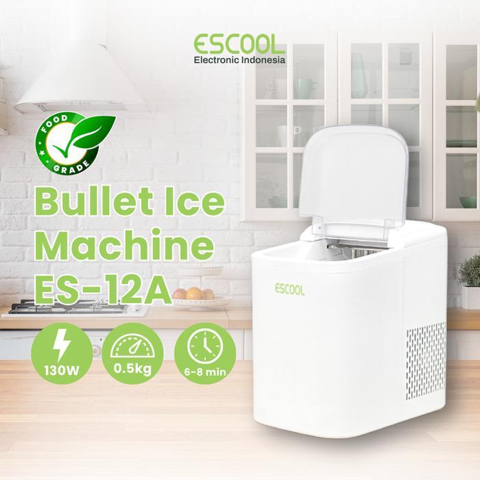Escool Mesin Es Escool Ice maker  per 24 Jam 6 menit Es Jadi 130W