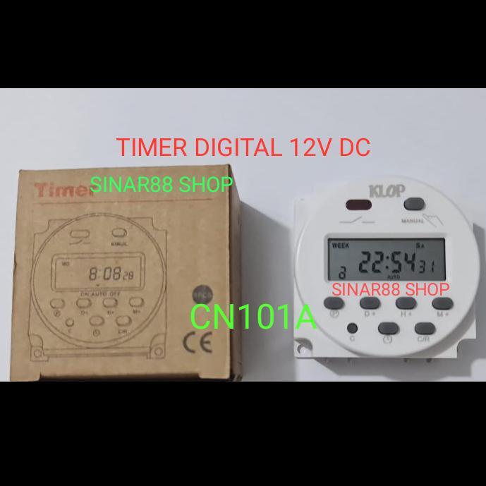 Timer/Dimer Digital Dc/Ac 12V 16A/12 Volt 16 Ampere Timer/Dimer Walet