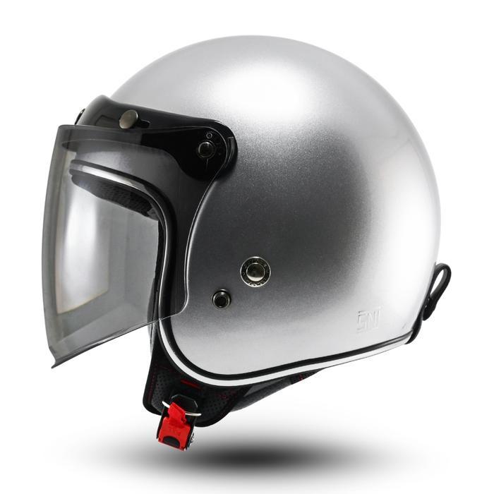 Helm Force Half Face Double Visor Sni Hyper-X