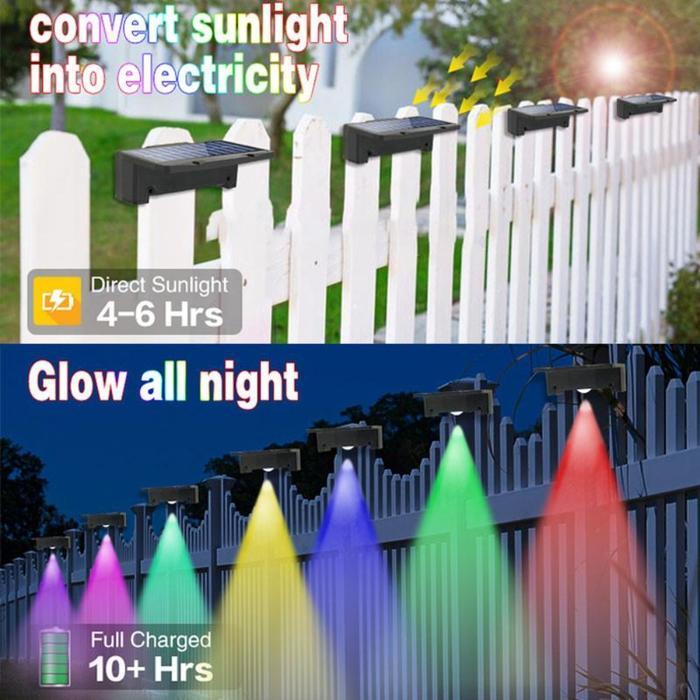 Best Seller Vinnatsu Lampu Tenaga Surya Lampu Dinding Teras Hias Lampu Tenaga Surya Dinding Outdoor