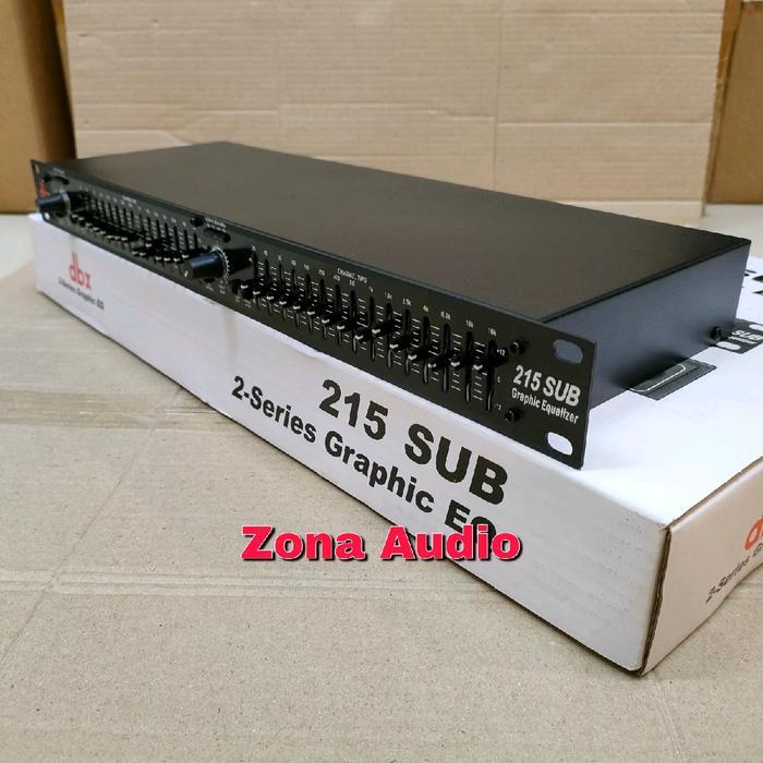 NEW Equalizer DBX 215 + Output Subwoofer