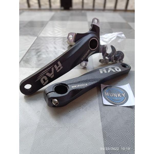 READY Crank Meroca Rao Hollowtech HT 2 BCD 104 64 bisa single atau double chainring panjang arm 170