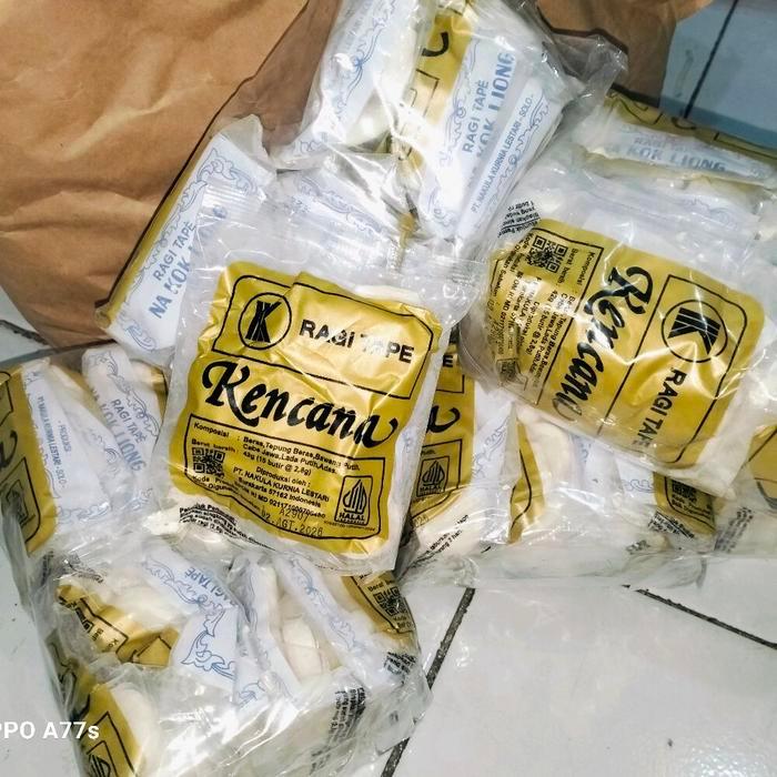 SALE Ragi Tape NKL Cap Kencana 40gr Isi 15 Butir