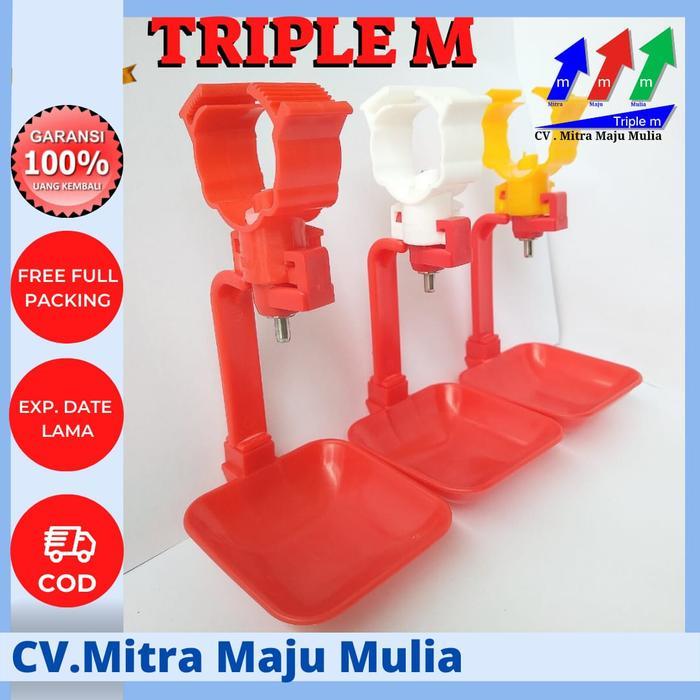 Nipel Nipple A9 Nipel Drinker Triple M, Tempat Minum Ayam Petelur Broiler Puyuh, Nipel A5 Mmm 100