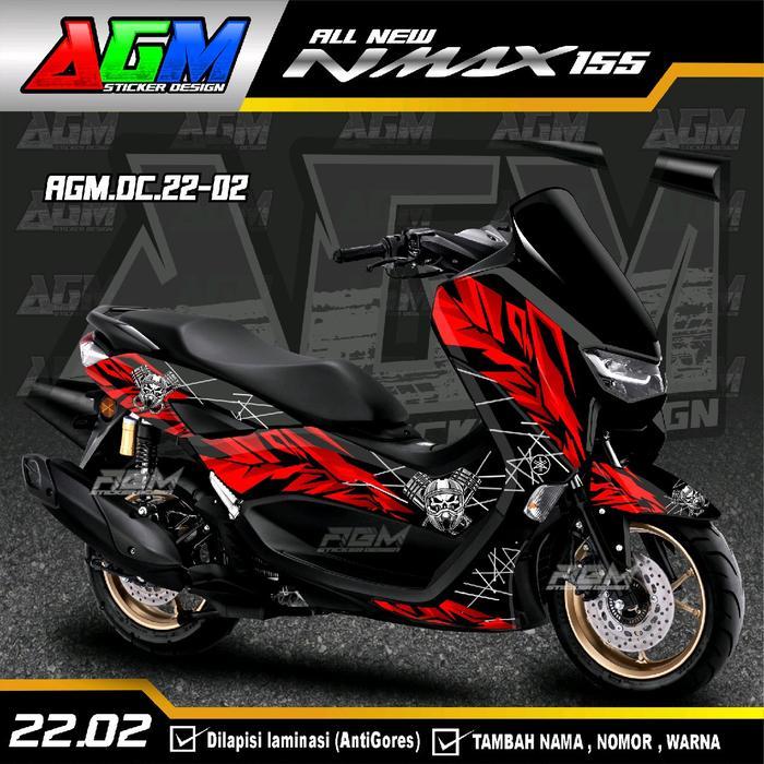 Decal Sticker Nmax 155 All New Full Body/Stiker Decal Nmax- Aksesoris Nmax Sticker Cutting Agm_008