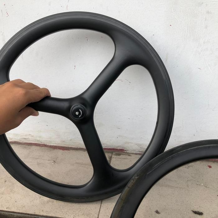 Carbon Trispoke Wheelset Motomachi 16 Plus Brompton Second Bekas Ori