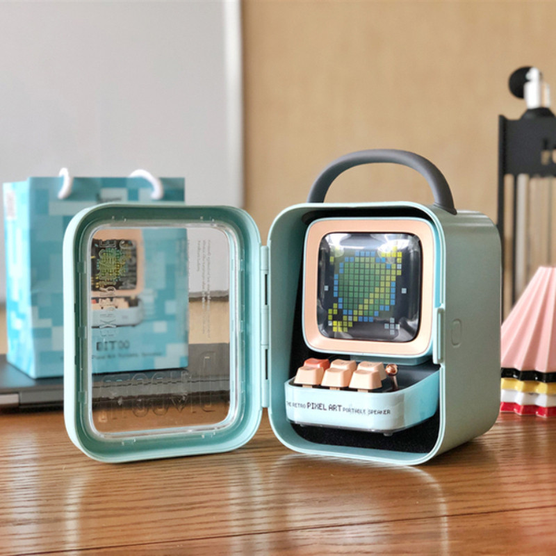 Divoom DITOO Pixel Bluetooth Wireless Speaker Mechanical Retro