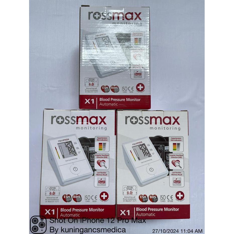 Ready Stok DS Tensi digital rossmax x1 alat ukur tekanan darah