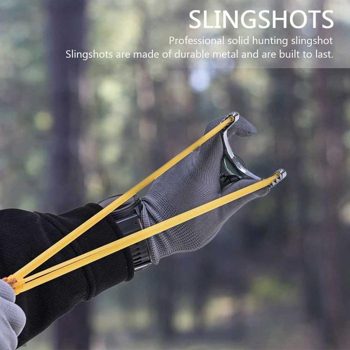 mainan ketapel modern slingshot aluminium