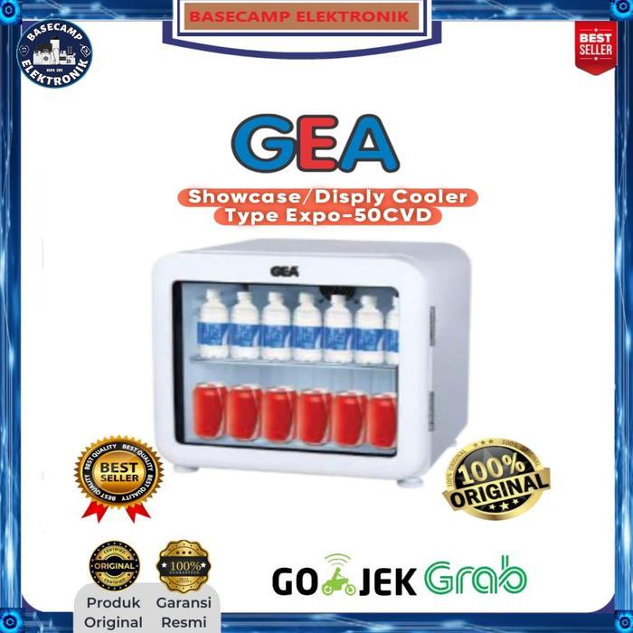 Showcase Mini 45 Liter Portable EXPO-50CVD Lemari Pendingin Mini dengan Lampu Interior & Pintu Kaca 
