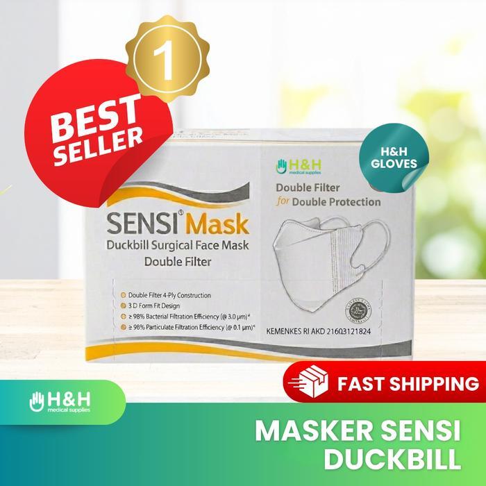 Masker Sensi Duckbill / Masker Sensi / Masker Duckbill Sensi