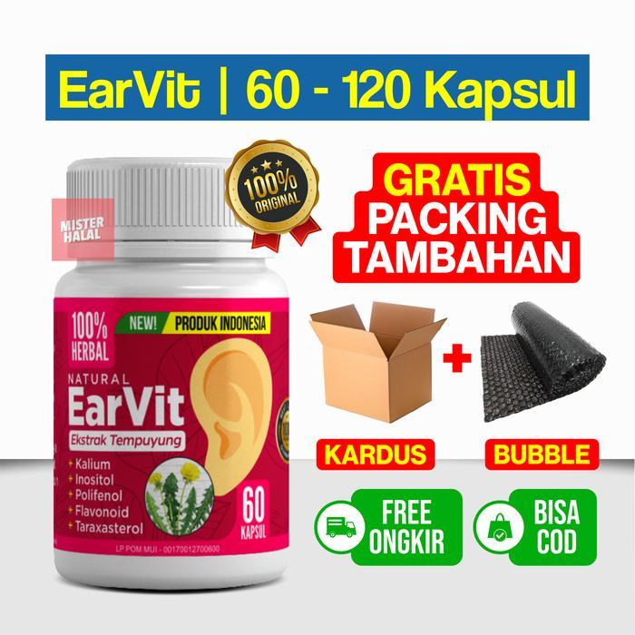 Earvit Herbal Tinnitus & Telinga Berdenging Bantu Kurangi Dengung, Berdengung & Gangguan