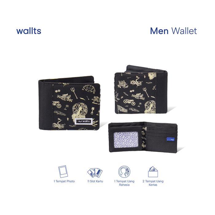 Wallts Keio Canvas Wallet Pria Wanita