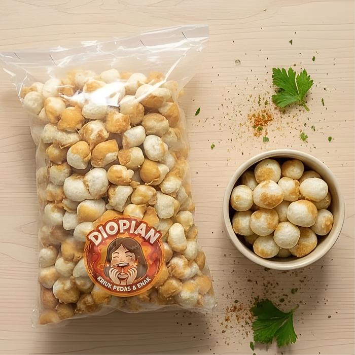 Siomay Mini 1 Kg Renyah / Siomay Kering Mini 1 Kg / Siomay Kering Gratis Packing Kardus/Siomay Mini