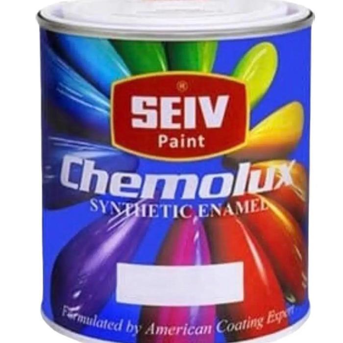 Ready Cat Kayu Dan Besi Synthetic Enamel Seiv Chemolux Putih Doff 180 M