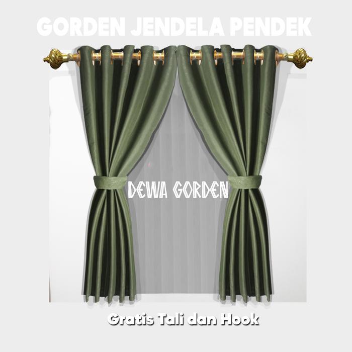GORDEN JENDELA PENDEK - HORDENG JENDELA PENDEK - TIRAI JENDELA PENDEK - GORDYN JENDELA PENDEK EMBOSS