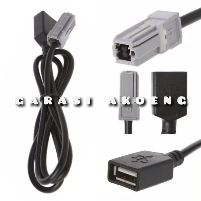 READY Kabel USB Toyota Avanza Innova Yaris Corolla Camry Audio Aux to Usb