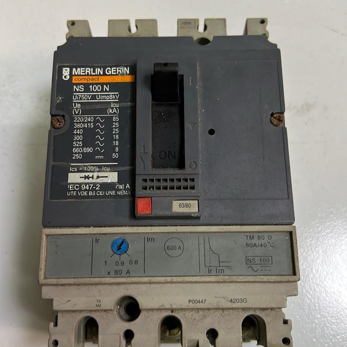 MCCB MERLIN GERIN NS100N 100A 3 PHASE PROMO