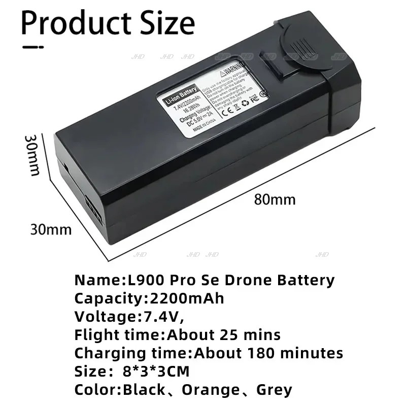 JHD L900 SE Drone Battery/Blade LYZRC L900 PRO Se Max Dron Battery/L900Pro SE Max pare Battery