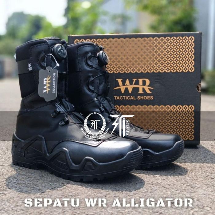 Tactical Store Indonesia 100% ORIGINAL - Sepatu PDL Tali Putar Aligator WR - Sepatu Tactical