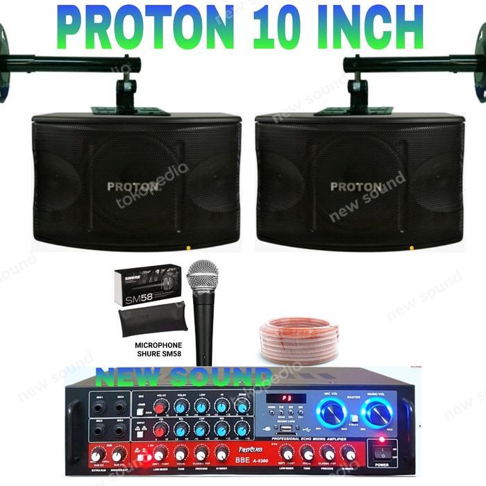 PAKET KARAOKE PROTON 10 INCH FULL SET PAKET SOUND KARAOKE PROTON