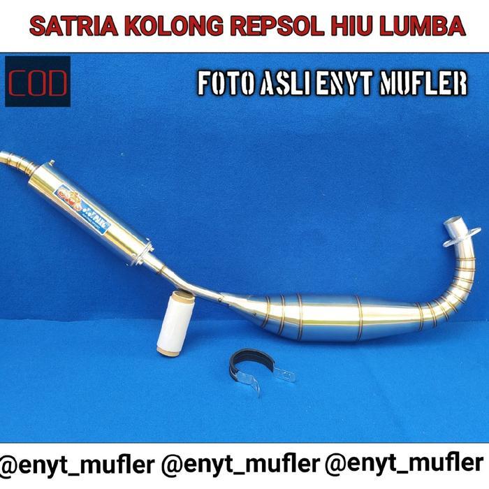 Knalpot Satria Kolong Pdk Repsol Satria Hiu Satria Lumba Yypang Type Bm Power Stenlis