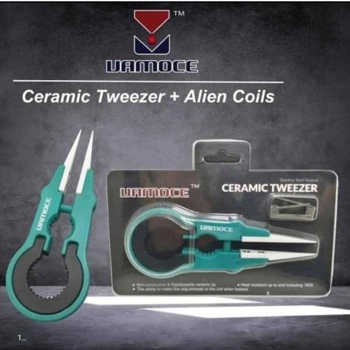 UA TOOLKIT TWEEZER CERAMIC + ALIEN COIL BY VAMOCE