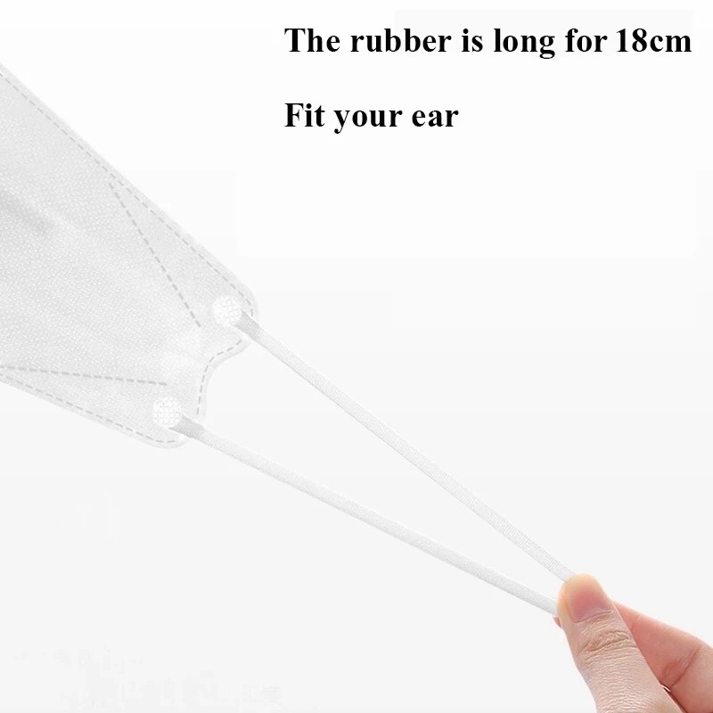 Adult 4 Layers CE FFP2 KN95 Mask Respirator Fabric Face Mask FFP2 Mascarilla Filter Mouth Dustproof
