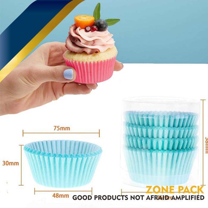 [100 PCS] Cup Kertas Paper Cup CupCake Cupcake Kertas Cangkir Kue Kotak