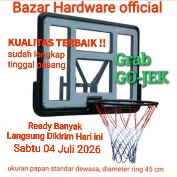 TERVIRAL Berwyn Backboard ring basket dewasa/papan ring basket dewasa