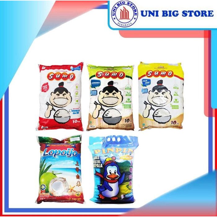 i5z3 Beras Premium Sumo Merah Sumo Hijau Sumo Kuning 10 Kg