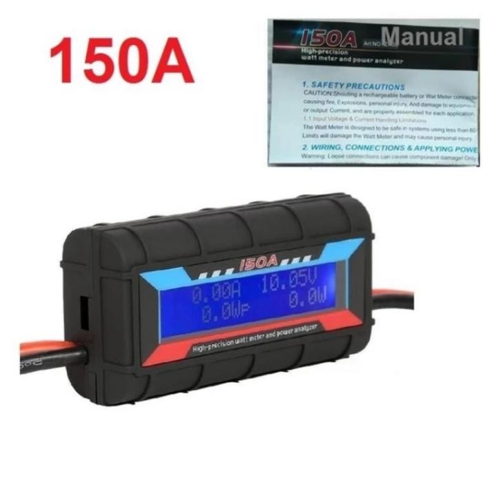 DIGITAL WATT METER POWER ANALYZER 150A 0-60VDC