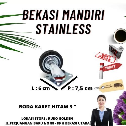 RODA KARET 3 INCH ( ISI 4 RODA)
