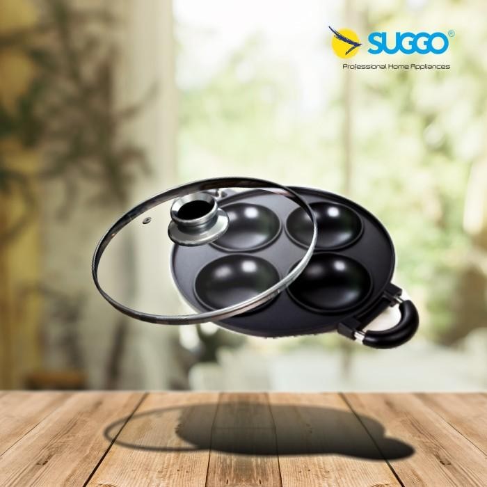 Cetakan Serabi 4 lubang Suggo 4 Holes Round Cake Pan ( TERLARIS )