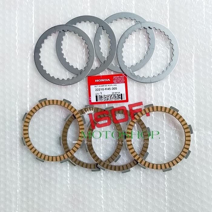 Disk Clutch Set Cbr 150R K45N K45R - Kampas Kopling Set Cbr 150R K45R