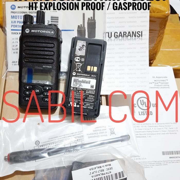 HT MOTOROLA XIR P6620i UHF 403MHz TIA GASPROOF XIR P6620i TIA UHF ORI