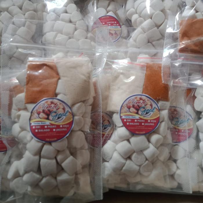 ADM Paket 3 Pack Cimol Mentah Isi 100 Gratis Bumbu Khas Tasik Instan Frozen LIMITED EDITIONLE230