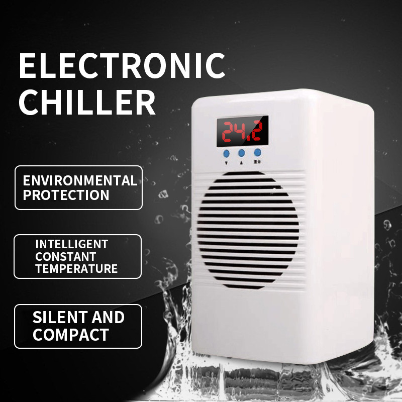 Electronic water chiller mini fish tank cooling refrigerator aquarium cooling and heating mute ice