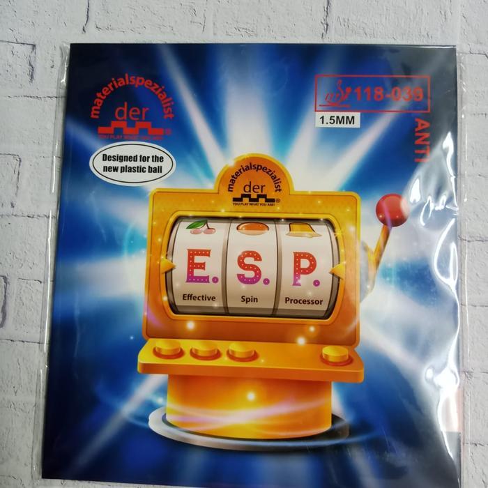 STOK TERBATAS  KARET BAT TENIS MEJA ANTI SPIN DER MATERIALSPEZIALIST ESP ORIGINAL TERJANGKAU