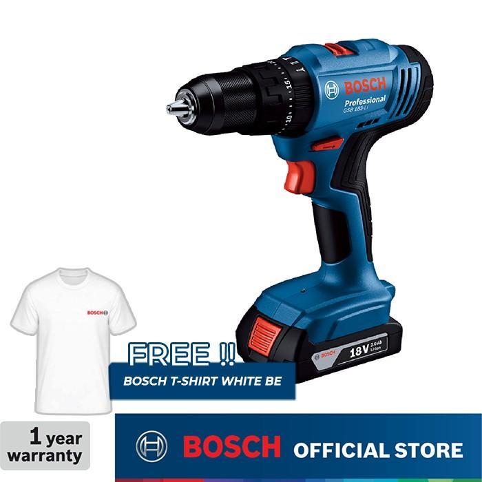 Bosch Cordless Impact Drill / Bor Impact Baterai 18Volt GSB 183-LI
