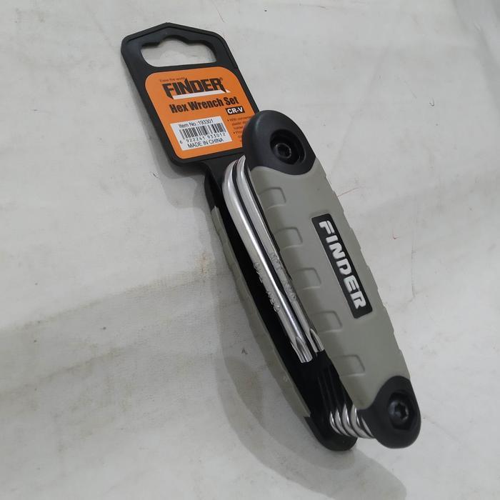 Hex Key Kunci L Bintang Lipat Mini Kecil Folding Torx Key Set 8Pcs