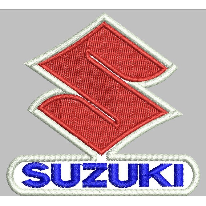SUZUKI PATCH BORDIR LOGO EMBROIDERY
