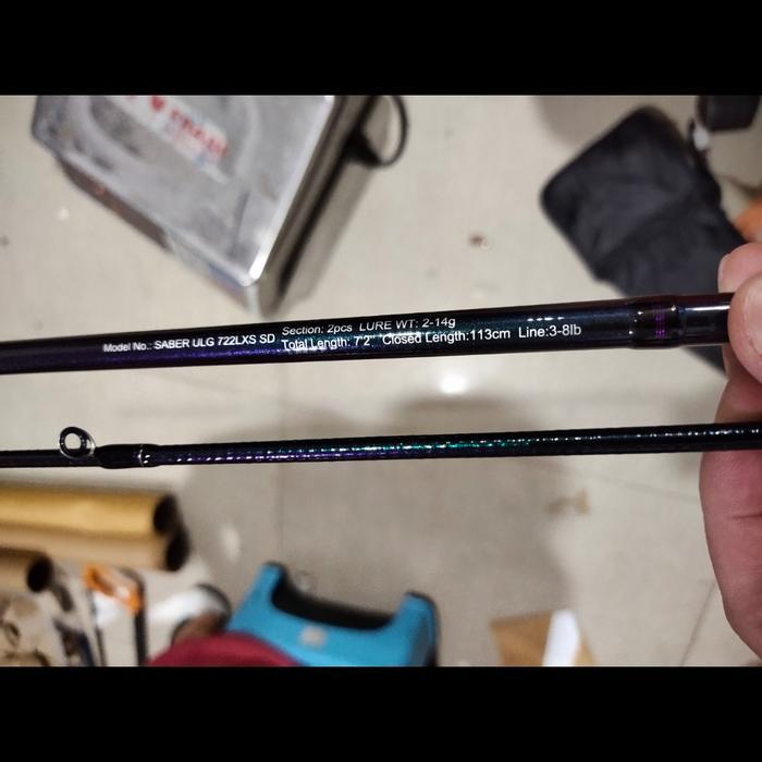 joran daiwa saber 722 210 cm joran ultralight carbon Best Quality